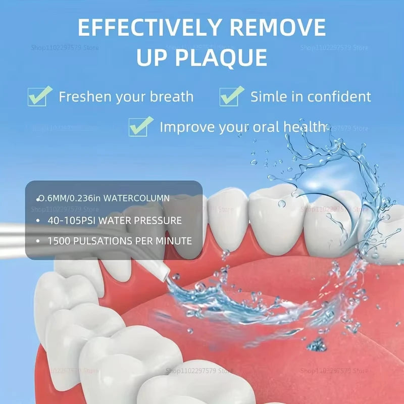 TrayVersa Cordless Water Flosser - effectively remove plaque