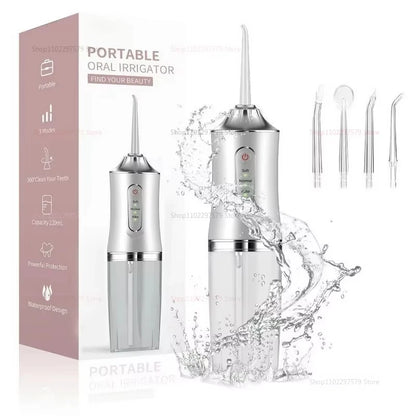 TrayVersa Cordless Water Flosser - box and unit