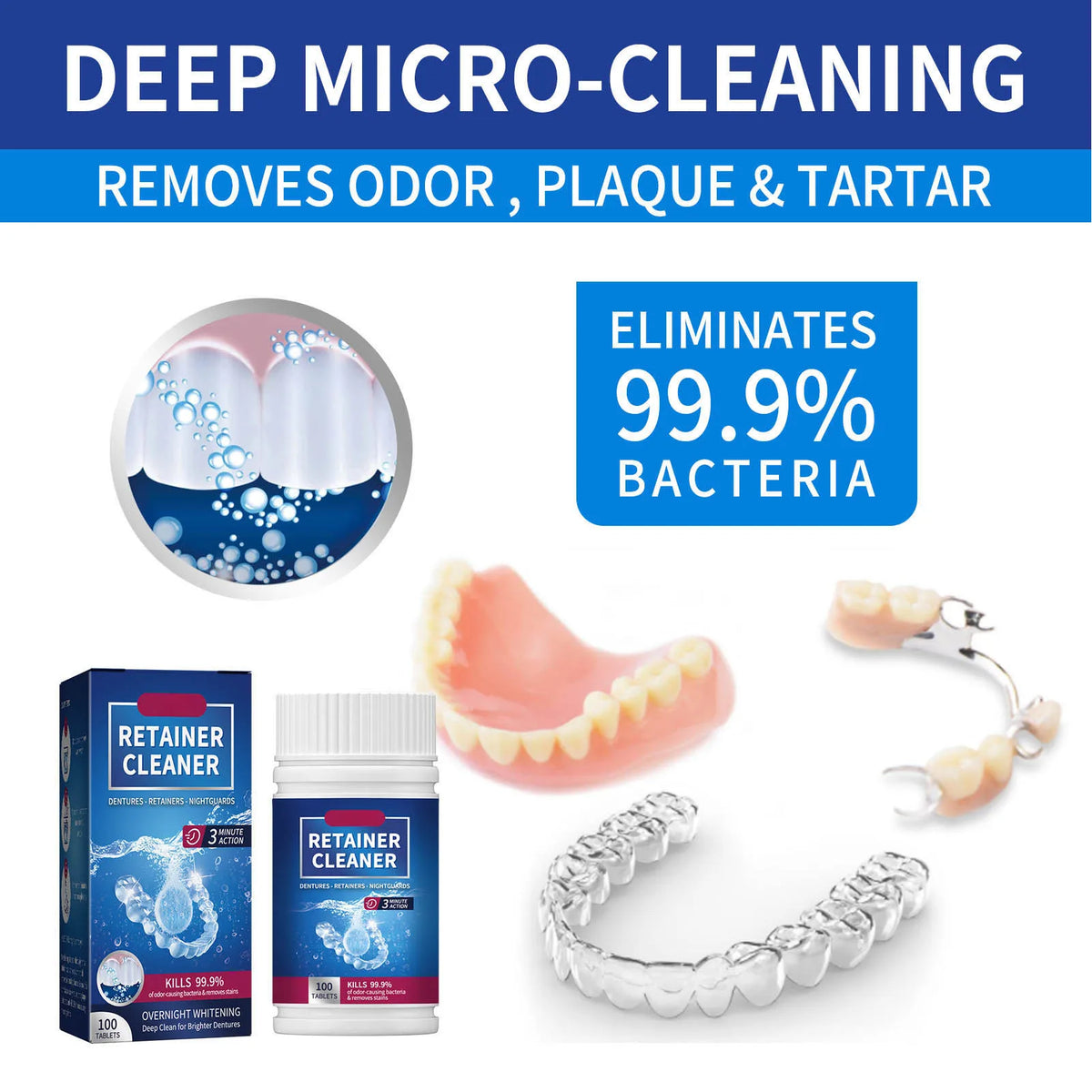 TrayVersa Cleaning Tablets - detail